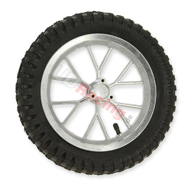 Komplettes Vorderrad fr Pocket bike cross (8'' alu), Pocket Cross Teile