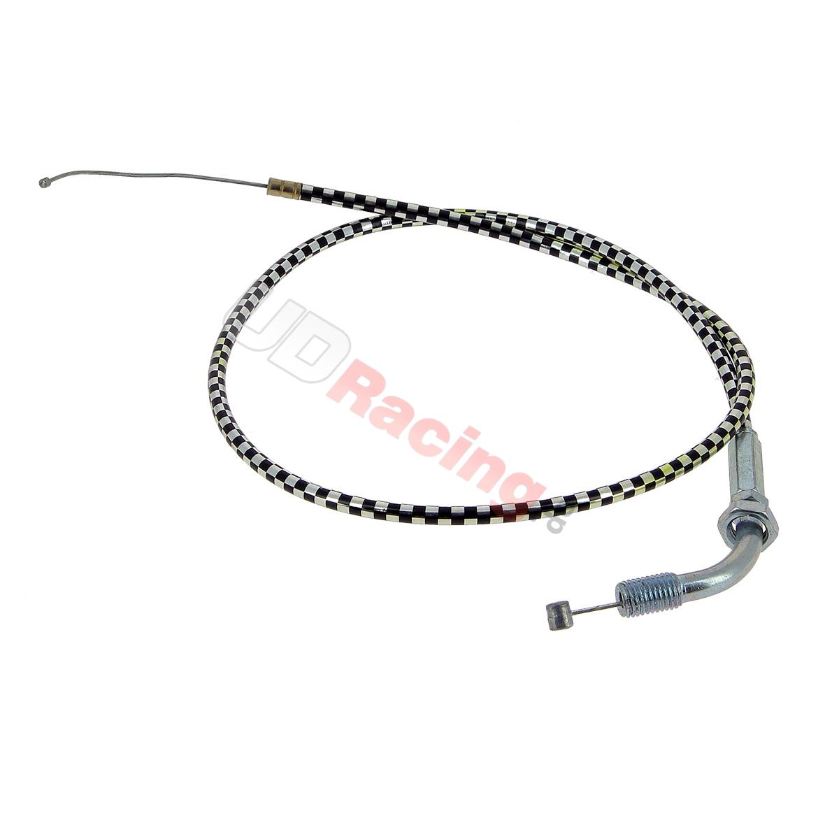 Gaszug, schwarz/alu (Typ A), Pocket Cross Teile