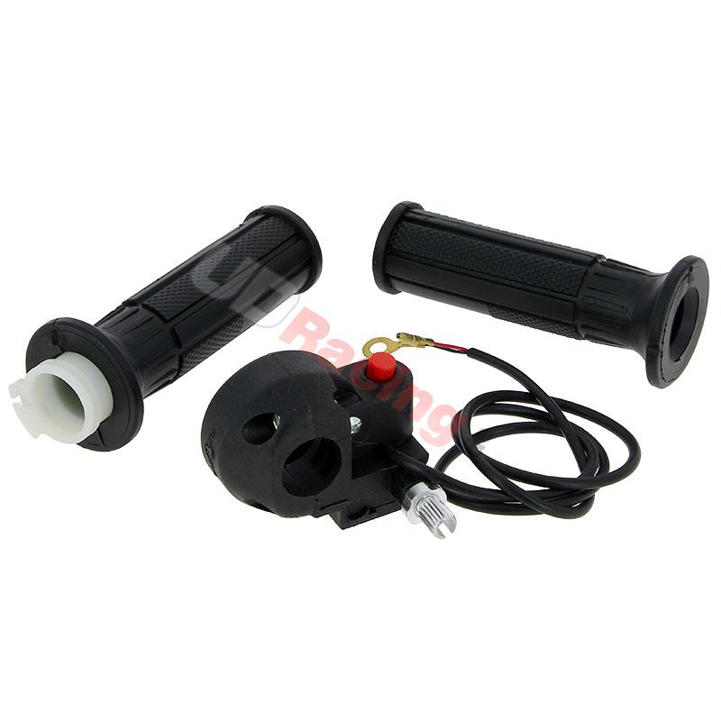 Griff - Gasgriff + Ausschalter fr pocket bike cross, Pocket Cross Teile