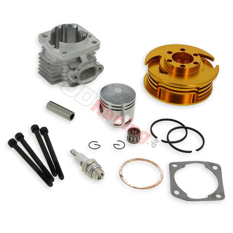 Kit 53 ccm 4 Schleusen, Bolzen 12 mm, gold (Typ C), Pocket quad Teile