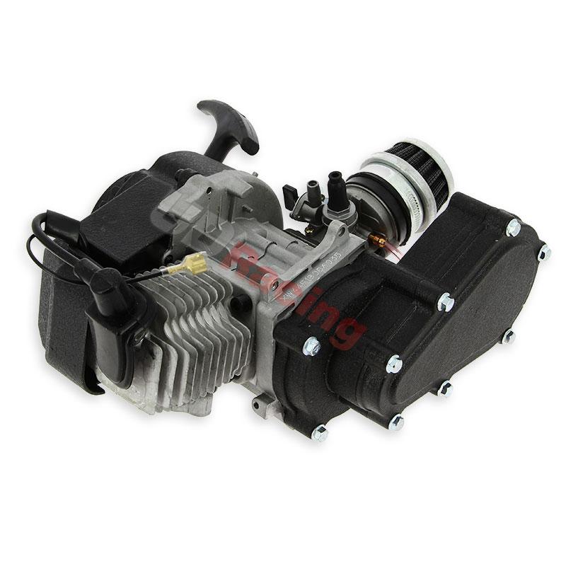 Motor Pocket-Quad ''Black Edition'' 49 ccm (Typ 6), Teile Pocket Replik R1