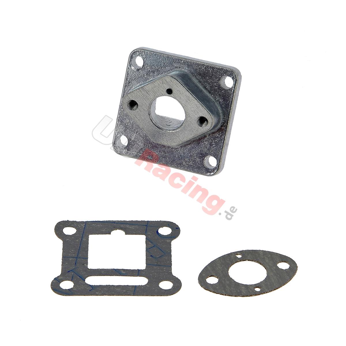 Ansaugstutzen aus Alu fr Hochdruckvergaser, Pocket quad Teile