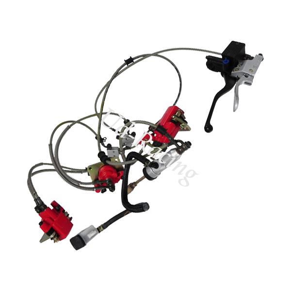 Hydraulische Bremsen-Satz komplett fr Quad Shineray 350ccm ST-E, Shineray teile 350ccm