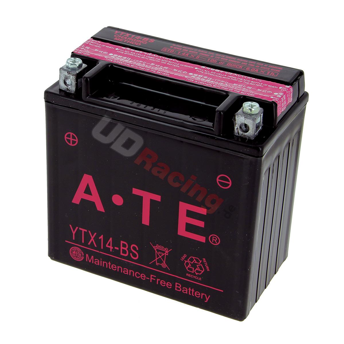 Batterie YTX14-BS fr Quad Shineray 350 ccm (XY350ST-E), Shineray teile 350ccm