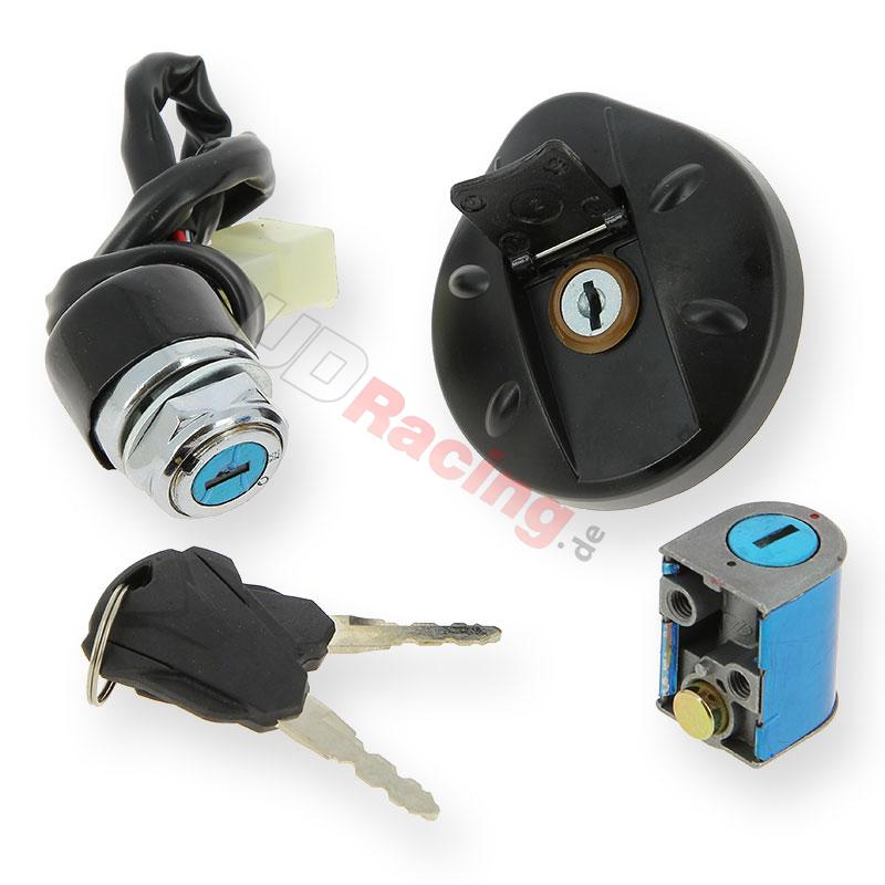 Zndschloss + Lenkradschloss fr Quad Spy Racing 250 ccm F3, Teile ATV SPY250F3