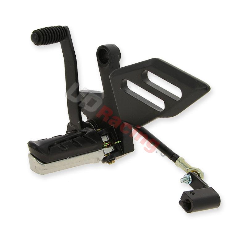 Fusttze vorne links und Schalthebel fr Quad Spy Racing 250 F3, Teile ATV SPY250F3
