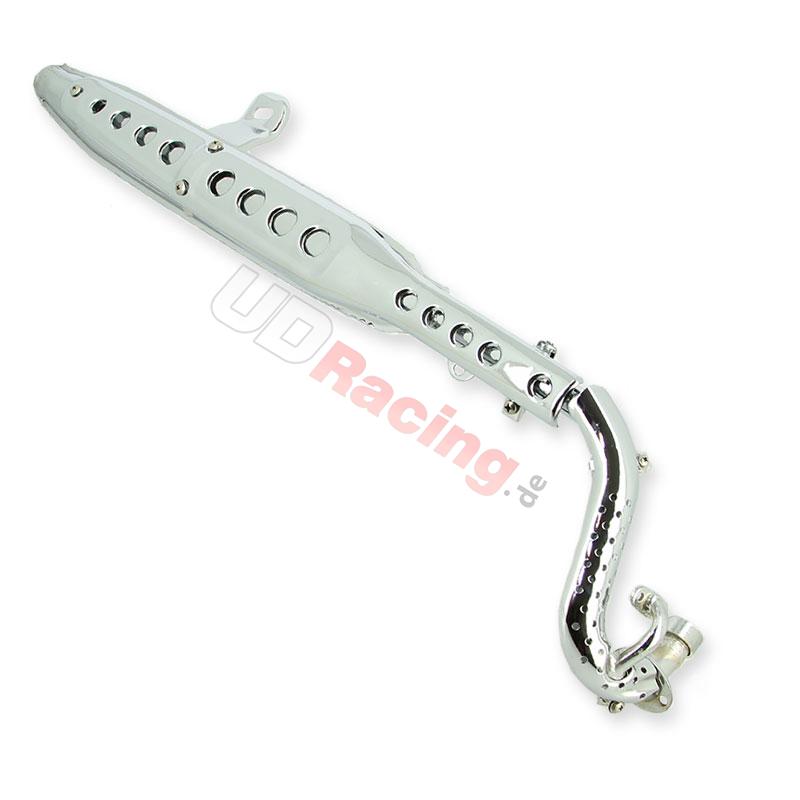 Auspuff fr Dax 50 ccm - Chrome, Teile Dax Skymax