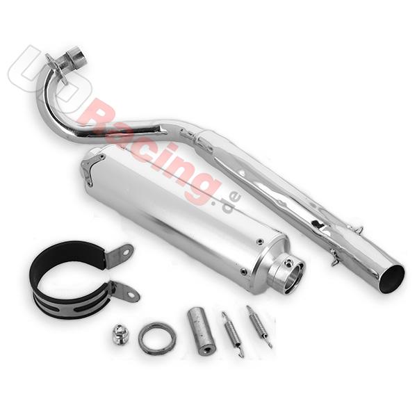 Auspuff verchromt fr Skyteam Dax 125 ccm, Teile Dax Skymax