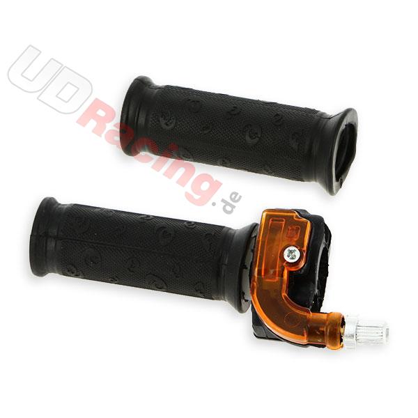 Gasgriff schnell Qualittsprodukt rot-schwarz, Teile Pockets Polini 911 GP3