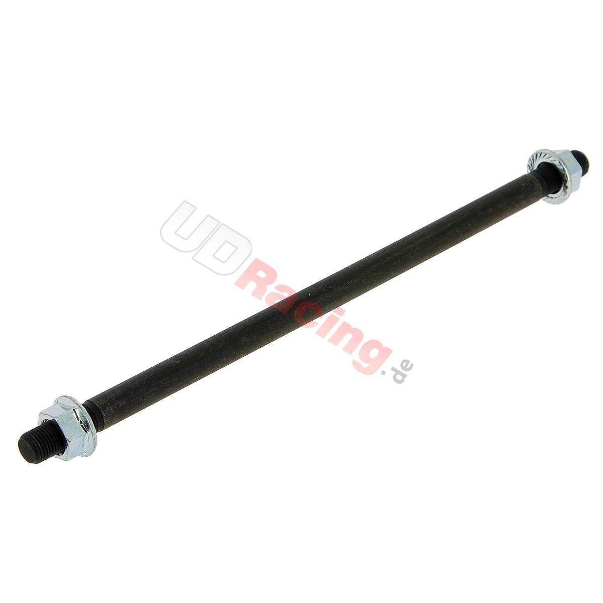 Achse Hinterrad + Muttern fr pocket bike, Teile Pockets Supermoto