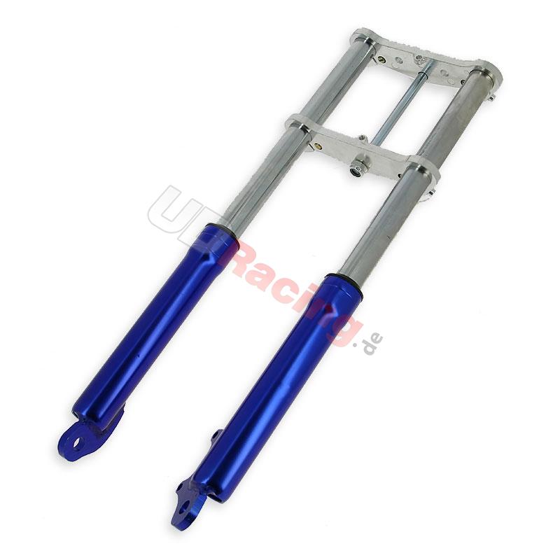 Gabel fr pocket bike Supermotard blau, Teile Pockets Supermoto