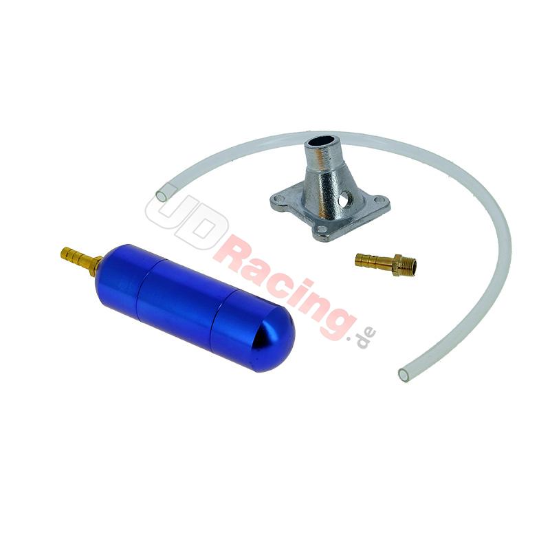 UD Gasbox, blau, fr Pocket Supermoto, Teile Pockets Supermoto