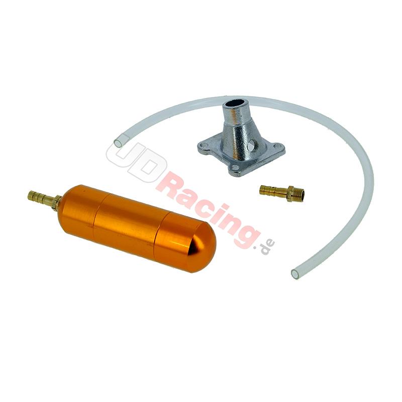UD Gasbox, gold, fr pocket bike supermoto m. Luftkhlung, Teile Pockets Supermoto