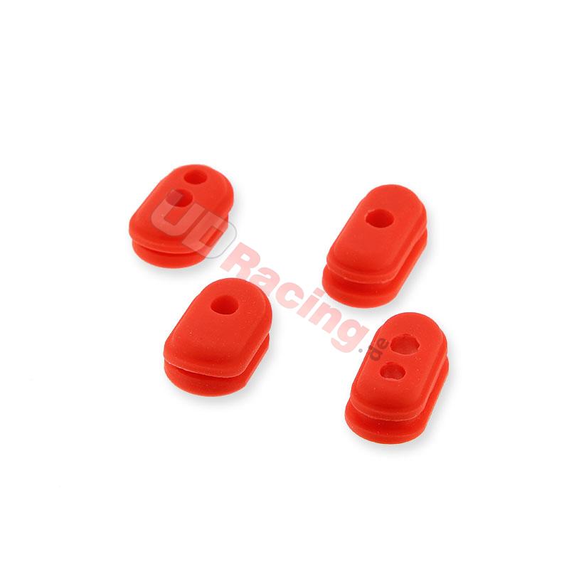 Kabeldurchfhrungen aus Silikon fr Xiaomi M365 - Rot, Teile XIAOMI M365