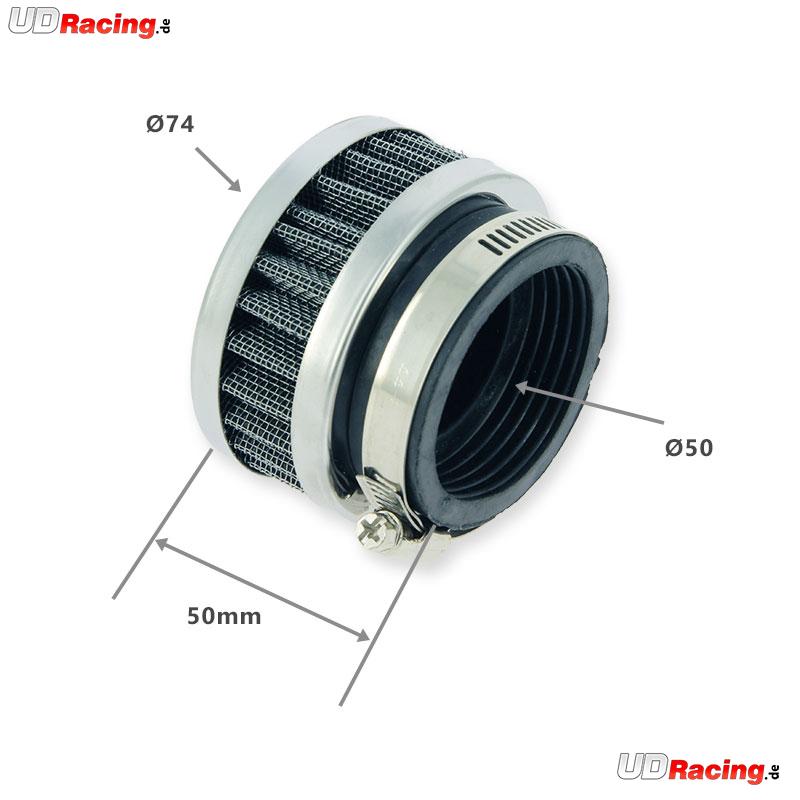 Luftfilter UD Racing für pocket bike 50mm, Ersatzteile Pocket bike Luftfilter UD Racing für pocket bike 50mm, Ersatzteile Pocket bike