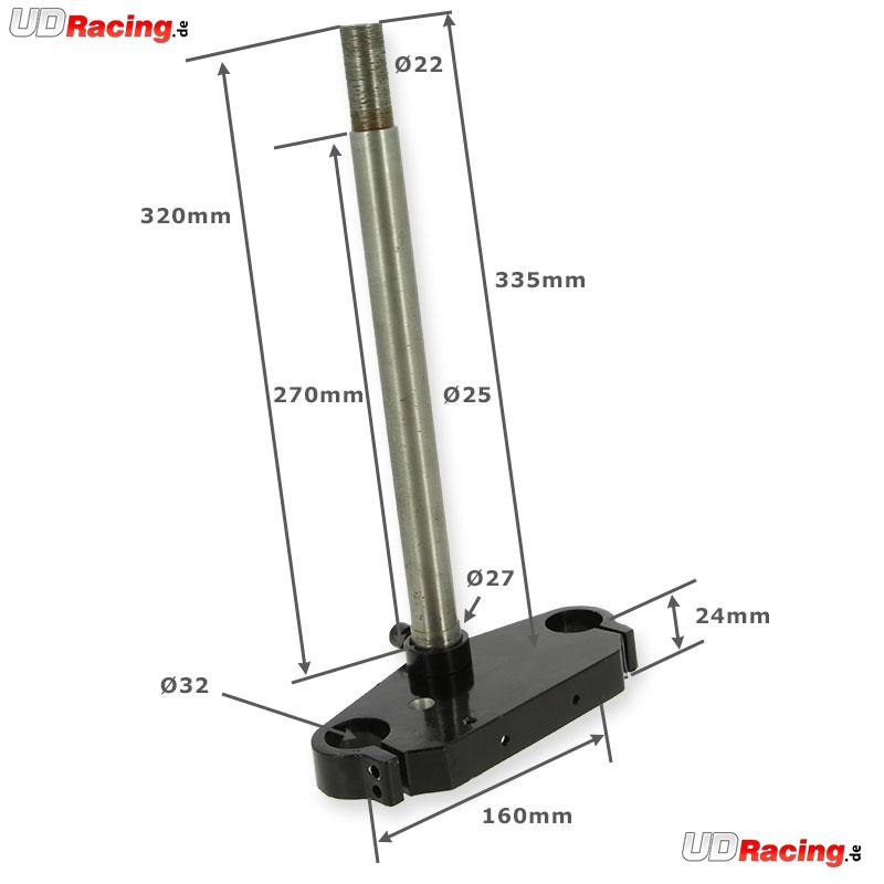 Gabelbr�cke unten 320mm f�r Scooter Citycoco, Citycoco Ersatzteile
