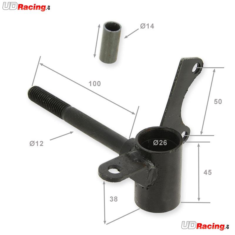 Achsschenkel links Mini-Quad, Pocket quad Teile Achsschenkel links Mini-Quad, Pocket quad Teile