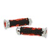 Griffe rutschfest dirt bike Flamme (rot / schwarz) Typ 3 Polini 911/GP3, Teile Pockets Polini 911 GP3