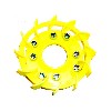 Fl�gelrad Tuning, gelb, f�r chinesische Motorroller, Chinesische Motorroller Teile