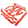 Paar Nerv Bar Netze rot f�r Shineray 250STXE, Ersatzteile Shineray 250 STXE
