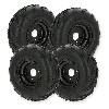 Satz 4 R�der 16x8-7 komplett f�r Mini Quad Bigfoot, Teile ATV 110cc - 125cc