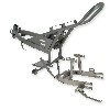 kompletter Pocketbike Rahmen mit Schwinge (typ 2), Ersatzteile Pocket bike