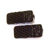 Fu�rasten aus Aluminium, schwarz, f�r Typ 1, Teile Pocket Blata MT4