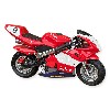 Pocket Bike 49ccm Hohe Qualit�t rot und wei�, Pocket bike