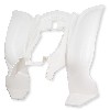 Verkleidung Quad Shineray 200 ccm STIIE , Wei� (hinten), Ersatzteile Shineray 200STIIE und STIIEB