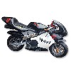 Pocket Bike 53ccm Hohe Qualit�t Schwarz und wei�, Ersatzteile Pocket bike