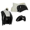 Verkleidung f�r pocket scooter 47-49 ccm (Schwarz), Teile f�r Minir scooter