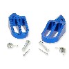 Fu�rasten aus Stahl f�r dirt bike, blau, Ersatzteile Dirt bike