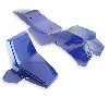 Verkleidung f�r pocket quad, blau Typ1, Pocket quad Teile