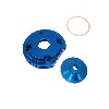 Zylinderkopf Racing, blau (Typ B), Teile Pockets Supermoto