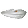 Rechte Verkleidung Skooter Jonway YY50QT-28A Grau/Orange (Typ 1), Teile Motorroller Jonway