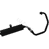 Auspuff f�r Quad Bashan BS200S-3, Bashan 200cc BS200S3 Teile