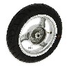 Rad hinten komplett f�r chinesischen Skooter (Silber  - typ 2), Chinesische Motorroller Teile
