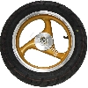 Rad vorn f�r chinesischen Skooter (Gold  - typ 3), Chinesische Motorroller Teile