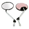 R�ckspiegel Satz f�r Citycoco Scooter - Rosa Metall, Citycoco Ersatzteile