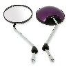R�ckspiegel Satz f�r Citycoco Scooter - Violett Metall, Citycoco Ersatzteile