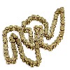 Kette, gold, 48 Glieder, Typ 420 f�r dirt bike, Ersatzteile Dirt bike