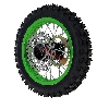 Rad hinten komplett 12', gr�n, f�r dirt bike AGB29, Ersatzteile Dirt bike