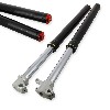 Gabelholme Qualit�tsprodukt 800mm, doppelte Einstellung, 12mm Radachsen - Schwarz, Ersatzteile Dirt bike