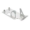 Motorspoiler unten f�r dirt bike mit Anlasser, (Chrom), Ersatzteile Dirt bike