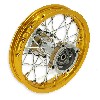 Felge hinten 1,40 x 10'', gold, f�r dirt bike (Typ 1), Ersatzteile Dirt bike