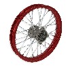 Felge vorn 14'', rot, f�r dirt bike AGB30 (�12mm, Typ 4), Ersatzteile Dirt bike
