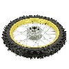 Rad vorn 14', gold, Spikes 10 mm, f�r dirt bike AGB27, Ersatzteile Dirt bike
