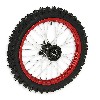 Rad vorn komplett 14', Rot, f�r dirt bike AGB29, Ersatzteile Dirt bike