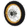 Rad vorn komplett 14'', gold, f�r dirt bike AGB29, Ersatzteile Dirt bike