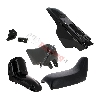 Verkleidung komplett f�r Yamaha PW50 (Schwarz), Ersatzteile YAMAHA PW50